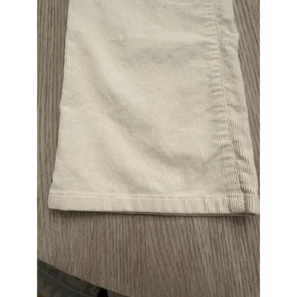 Lauren Jeans Co Ralph Lauren Cream Corduroy Pants Women's Sz 8 Bootcut Academia - Picture 6 of 11